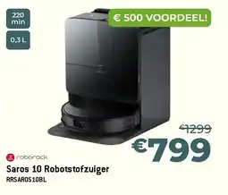 Exellent Saros 10 Robotstofzuiger RRSAROS 10BL aanbieding