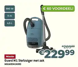 Exellent Guard M1 Stofzuiger met zak aanbieding