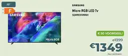 Exellent SAMSUNG Micro RGB LED Tv aanbieding