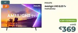 Exellent PHILIPS Ambilight UHD QLED Tv aanbieding