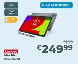Exellent Lenovo Idea Tab aanbieding
