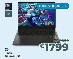 Exellent Hp Omen ITHP16AM0217NB aanbieding