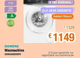 Expert Wasmachine SXWG56B20SFG aanbieding