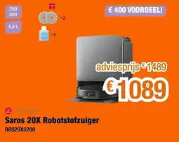Expert Saros 20X Robotstofzuiger aanbieding