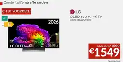 Selexion LG OLED evo Al 4K Tv LQOLED48G69LS aanbieding