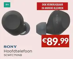 Selexion SONY Hoofdtelefoon SCWFC710NB aanbieding