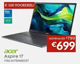 Selexion acer Aspire 17 ITACA1751M5037 aanbieding
