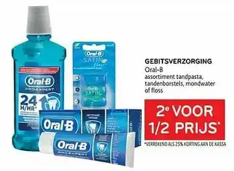 Alvo Gebitsverzorging oral-b 2e voor 1-2 prijs aanbieding