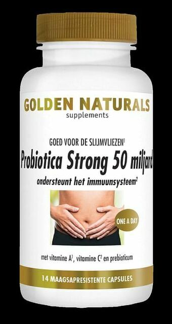 De Online Drogist Golden Naturals Probiotica Strong 50 Miljard Capsules aanbieding