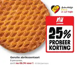 Jumbo Geruite abrikozentaart aanbieding
