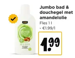 Jumbo Jumbo bad & douchegel met amandelolie aanbieding