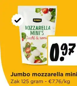 Jumbo Jumbo mozzarella mini aanbieding