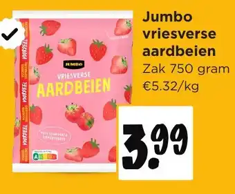 Jumbo Jumbo vriesverse aardbeien aanbieding