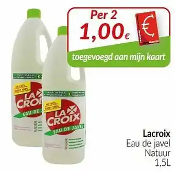 Intermarché Lacroix eau de javel natuur aanbieding