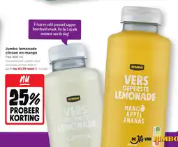Jumbo Jumbo lemonade citroen en mango aanbieding