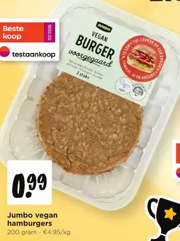 Jumbo Jumbo vegan hamburgers aanbieding