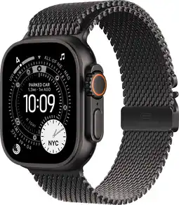 Krëfel Watch Ultra 3 GPS + Cellular - 49mm Black Titanium - Milanese Loop (L) aanbieding