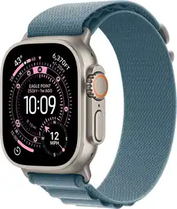 Krëfel Watch Ultra 3 GPS + Cellular 49mm Natural Titanium - Alpine Loop (M) aanbieding