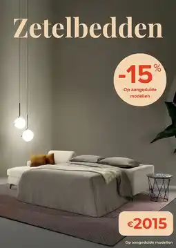 Euroshop Zetelbedden aanbieding