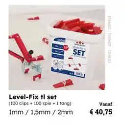 Multi bazar Level-fix tl set aanbieding