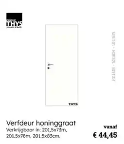 Multi bazar Verfdeur honinggraat aanbieding