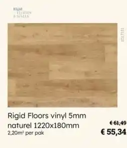 Multi bazar Rigid floors vinyl naturel aanbieding