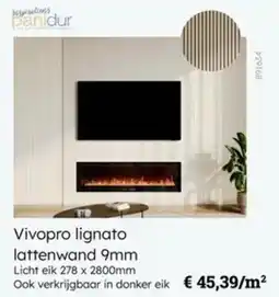 Multi bazar Vivopro lignato lattenwand 9mm aanbieding