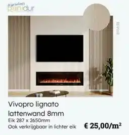 Multi bazar Vivopro lignato lattenwand 8mm aanbieding