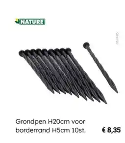 Multi bazar Grondpen H20cm voor borderrand H5cm aanbieding