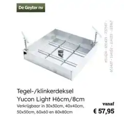 Multi bazar Tegel / klinkerdeksel yucon light aanbieding