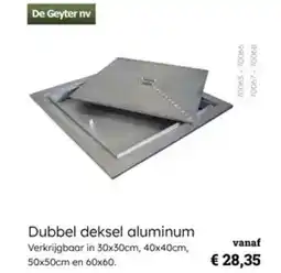 Multi bazar Dubbel deksel aluminum aanbieding