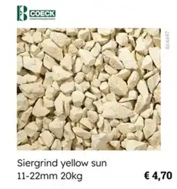 Multi bazar Siergrind yellow sun aanbieding