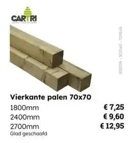 Multi bazar Vierkante palen 70 x 70 aanbieding