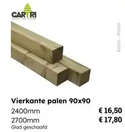 Multi bazar Vierkante palen 90 x 90 aanbieding