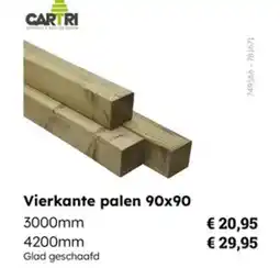 Multi bazar Vierkante palen 90 x 90 aanbieding