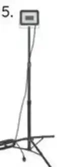 Multi bazar Led-bouwlamp met statief jaro aanbieding