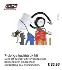 Multi bazar 7-delige luchtdruk kit aanbieding