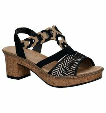 Torfs Rieker Zwarte Sandalen aanbieding