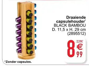 Draaiende capsulehouder