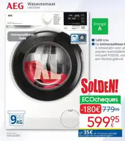 Eldi AEG Wasautomaat LR63U944 aanbieding