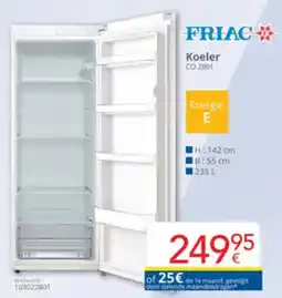 Eldi Friac Koeler CO 2801 aanbieding