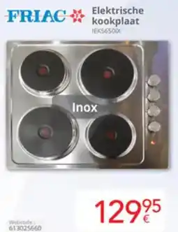 Eldi Friac Elektrische kookplaat IEK5650IX aanbieding