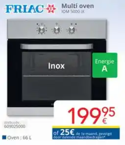 Eldi Friac multi oven IOM 5000 IX aanbieding