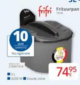 Eldi frifri Frituurpan 1618 aanbieding