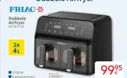 Eldi Friac Dubbele Airfryer AIF 8017 GS aanbieding