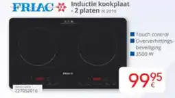 Eldi Friac Inductie kookplaat - 2 platen IK 2010 aanbieding