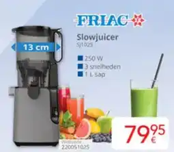 Eldi Friac slowjuicer SI1025 aanbieding