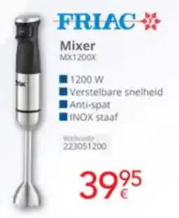 Eldi Friac Mixer MX1200X aanbieding