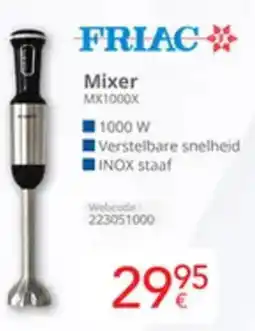 Eldi Friac Mixer MX1000X aanbieding