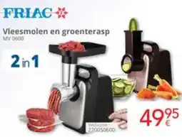 Eldi Friac Vleesmolen en groenterasp MV 0600 aanbieding